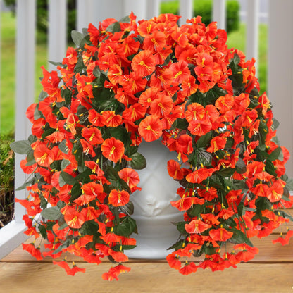 On Sale-Artificial Faux Hanging Flowers Plants - UV resistant, Waterproof,Windproof