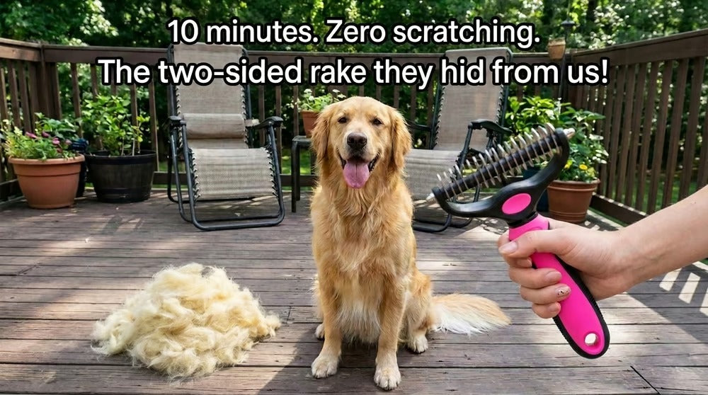 🐶 Double-Sided Pet Hair Remover – Say Goodbye to Hair Everywhere! 🔥( Today Only: 49% OFF) 🐾🐾
